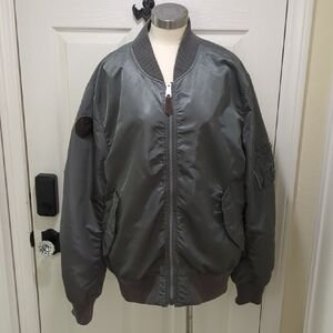 Alpha Industries MA-1 Lightweight Bomber Jacket Gunmetal